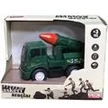 Friction Military Trucks With Lights And Sound სათამაშო მანქანა