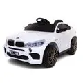 BMW Electric Car White - ელექტრო მანქანა კაუჩუკის საბურავით