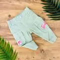 Barbie Jeans Trousers Green ახალშობილის შარვალი
