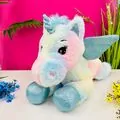 Koopman Fluffy Unicorn Blue - რბილი სათამაშო უნიქორნი