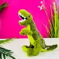 Koopman Fluffy Dinosaur Green - რბილი სათამაშო დინოზავრი