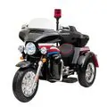 Motorcycle Harley Painted Black - ელექტრო მოტოციკლი ტყავის სავარძლით