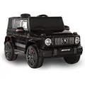 Mercedes Benz G63 AMG Painted Black - ელექტრო მანქანა კაუჩუკის საბურავებით
