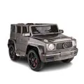 Mercedes Benz G63 AMG Painted Silver - ელექტრო მანქანა კაუჩუკის საბურავებით