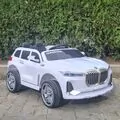BMW X7 White - ელექტრო მანქანა კაუჩუკის საბურავებით