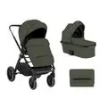 KikkaBoo Tiffany 3in1 Army Green საბავშვო ეტლის კომპლექტი