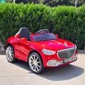 Mercedes Benz Painted Red  - ელექტრო მანქანა ტყავის სავარძლით