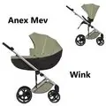 Anex Mev 2x1 Wink საბავშვო ეტლის კომპლექტი