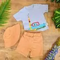 Diving Crocodile 2 In 1 Set Beige საბავშვო ორეული