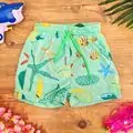 Summer Shorts Underwater World Green საზაფხულო შორტი