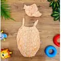 Bodysuit Field Flowers Peach ჩვილის ბოდე