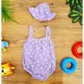 Bodysuit Beautiful Flowers Purple ჩვილის ბოდე