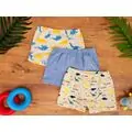 Cotton Little Dinosaur Panties საბავშვო საცვლების კომპლექტი