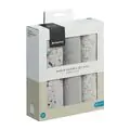 KikkaBoo Muslin swaddle set 3 pcs Dreamy Fields Grey ახალშობილის პლედი​