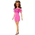 Barbie Doll Fashionista With Brown Wavy Hair Half-up - ბარბის თოჯინა