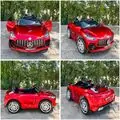 Mercedes Benz Electric Car Painted Red - ელექტრო მანქანა კაუჩუკის საბურავებით