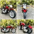 Electric Moto Harley Painted Red - ელექტრო მოტოციკლი