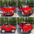 Mercedes Benz Painted Red - ელექტრო მანქანა კაუჩუკის საბურავებით