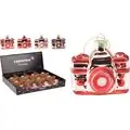 Christmas Hanging Decoration Photo Camera ნაძვის ხის სათამაშოები