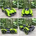 Lamborghini V12 Sports Car Green - ელექტრო მანქანა