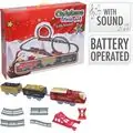 Christmas Train Set 54 Pcs საახალწლო მატარებელი ხმით