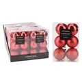 Christmas Hanging Decoration Ball Red ნაძვის ხის სათამაშოები