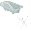 KikkaBoo Baby Bathtub With Support And Stand  Kai Mint ჩვილის აბაზანა სადგამით
