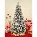 Snow-Covered Christmas Tree With Pine Cones საახალწლო ნაძვის ხე დათოვლილი ტოტებით და გირჩით 240  სმ (OT2084)