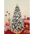 Snow-Covered Christmas Tree With Pine Cones საახალწლო ნაძვის ხე დათოვლილი ტოტებით და გირჩით 210 სმ (OT2083)