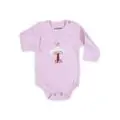 Mushroom Bodysuit Pink -  ჩვილის ბოდე