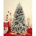 Snow-Covered Christmas Tree  დათოვლილი საახალწლო ნაძვის ხე სილიკონის ტოტებით 210 სმ (OT2001)