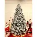 Kovalivian Snow-Covered Christmas Tree PE 300 CM ნაძვის ხე დათოვლილი ტოტებით, 100% სილიკონი