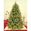 Christmas Tree With Lights  - საახალწლო ნაძვის ხე შერეული სილიკონის წიწვებით და განათებით 240 CM (OT2335)