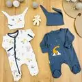 Animals On Bicycle Romper - ჩვილის რომპერი
