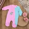Little Elephant Romper Pink - ჩვილის რომპერი