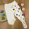Baby pants With Colorful Details  - ჩვილის შარვალი
