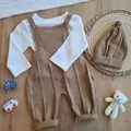 Little Knitted Overalls Set -  საბავშვო კომბინიზონის ნაკრები