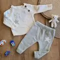 Cute Knitted Star 2 In 1 Set საბავშვო ნაქსოვი ტანსაცმლის ორეული