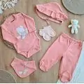 Bicycle Bear Set - ჩვილის სამოსის ნაკრები