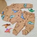 Friends Dinosaurs 2 In 1 Set Beige - საბავშვო ორეული