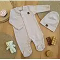 Basic Baby Romper Beige - რომპერი
