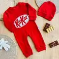 KitKat Romper Red - რომპერი