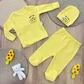 Newborn Baby 3in1 set Little Giraffe - ახალშობილის ტანსაცმლის კომპლექტი