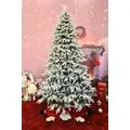 Snow-Covered Christmas Tree With Lights საახალწლო ნაძვის ხე დათოვლილი ტოტებით და განათებით 240 სმ