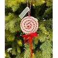Christmas Candy Lollipop Red ნაძვის ხის სათამაშოები