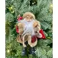 Christmas Decoration Santa 18 CM საახალწლო დეკორაცია სანტა