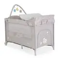 Cangaroo Sleepy Grey ორ დონიანი საწოლ-მანეჟი