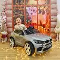 BMW Electric Car Painting Grey - ელექტრო მანქანა კაუჩუკის საბურავებით