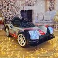 Electric Formula 1 Car Painting Grey - ელექტრო მანქანა კაუჩუკის საბურავებით
