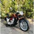 Electric Moto Harley Painting Yellow - ელექტრო მოტოციკლი